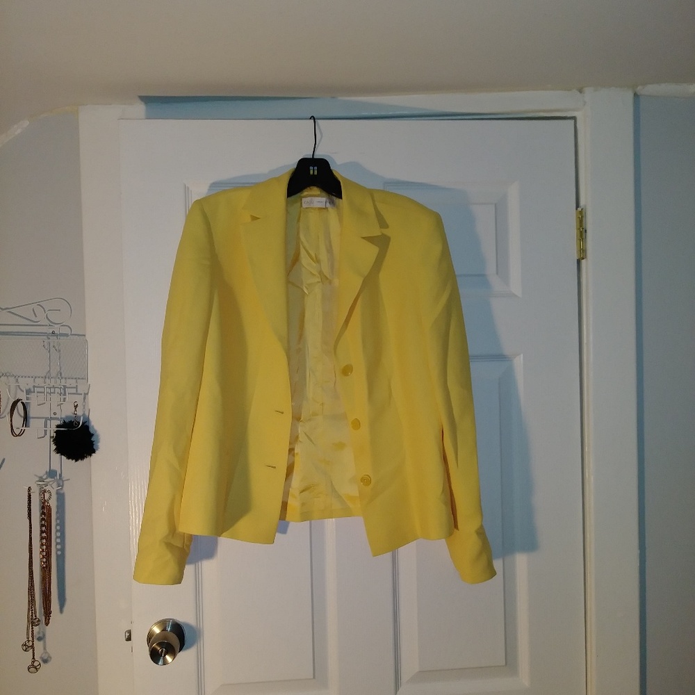 Yellow Blazer
